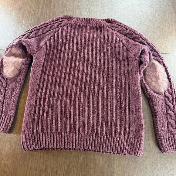 Carhartt Rocksprings Cable Knit Women's Sweater in Burgundy Sz M (8-10) - Picture 4 of 6